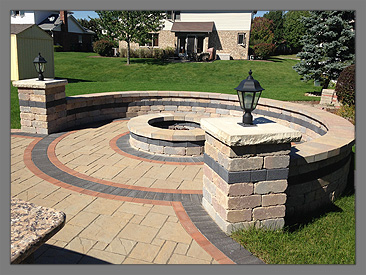 Brick Paving | Unilock Brick Designs | Patios | Pergolas | Landscape ...